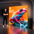 LED Beurswand met Print | Dubbelzijdige LED Lightbox incl. Flightcase