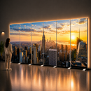 LED Beurswand Combi - Incl. print - Dubbelzijdige & Modulair