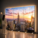 LED Beurswand Combi - Incl. print - Dubbelzijdige & Modulair
