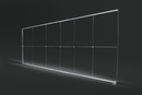 LED Beurswand met Print | Dubbelzijdige LED Lightbox incl. Flightcase