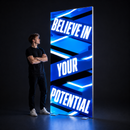 LED Lightbox Banner SEG – Dubbelzijdig - Incl. print