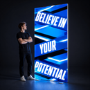 LED Lightbox Banner SEG – Dubbelzijdig - Incl. print