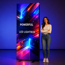 LED Lightbox Banner SEG Zwart – Dubbelzijdig - Incl. print