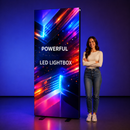 LED Lightbox Banner SEG Zwart – Dubbelzijdig - Incl. print