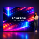LED Lightbox Banner SEG Zwart – Dubbelzijdig - Incl. print