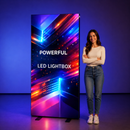 LED Lightbox Banner SEG Zwart – Dubbelzijdig - Incl. print