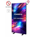 LED Lightbox Banner SEG Zwart – Dubbelzijdig - Incl. print