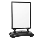 Stoepbord Verrijdbaar Watertank Zwart