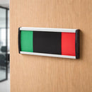 Vrij/Bezet Deurbordje 52x105mm