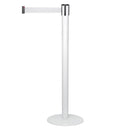 Witte Afzetpaal met Trekband 300cm