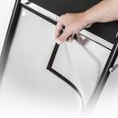 Zwarte magnetische beschermfolie voor stoepborden – A1