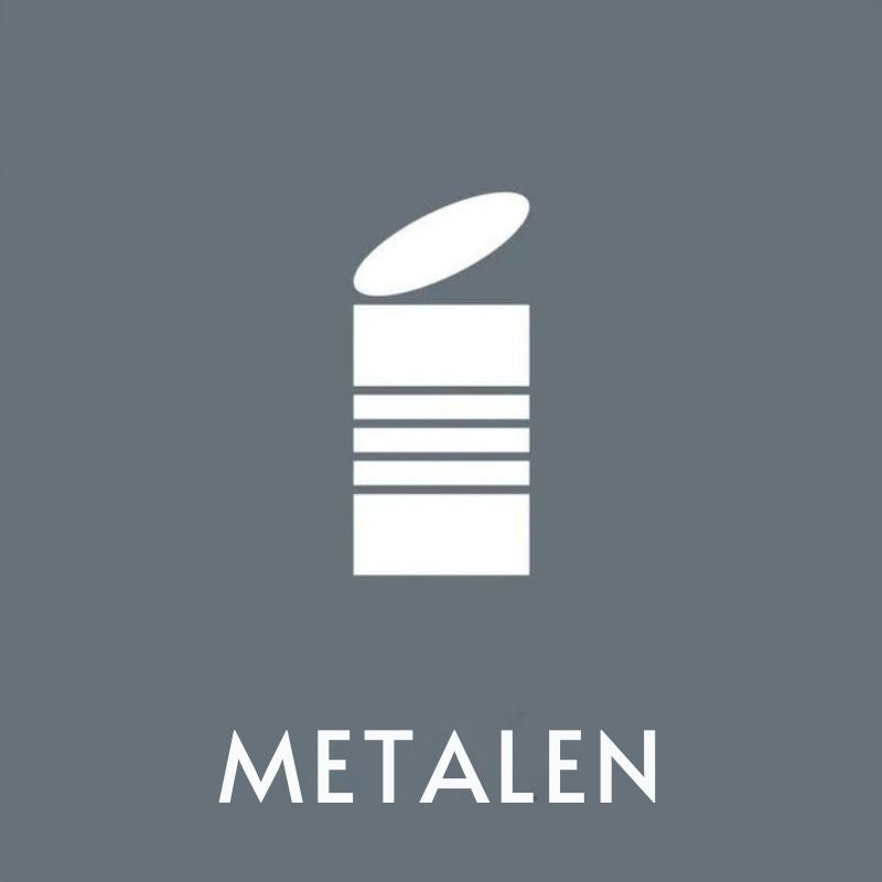 Metalen Sticker 12x12CM