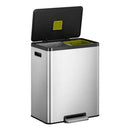 EKO Ecocasa II Pédale de recyclage 2 x 30 litres