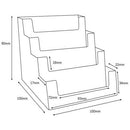 Visitekaarthouder Acryl 4 Vaks