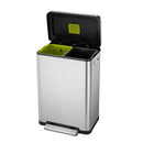 EKO X-Cube Recycling Pedaalemmer Duo 2 x 20 litres