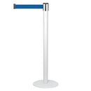 Witte Afzetpaal met Trekband 300cm