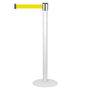 Witte Afzetpaal met Trekband 300cm