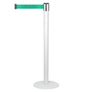 Witte Afzetpaal met Trekband 300cm