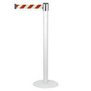 Witte Afzetpaal met Trekband 300cm