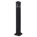 Staande Asbak Buiten Zwart