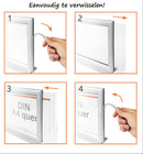 Cadre clic A4 25 mm modèle de table double face