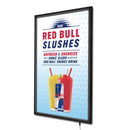 Cadre clic-clac LED 25 mm Profil Noir