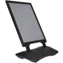 Panneau stop-trottoir mobile avec réservoir d'eau Noir