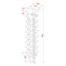 Wandfolderhouder A5 - 9x